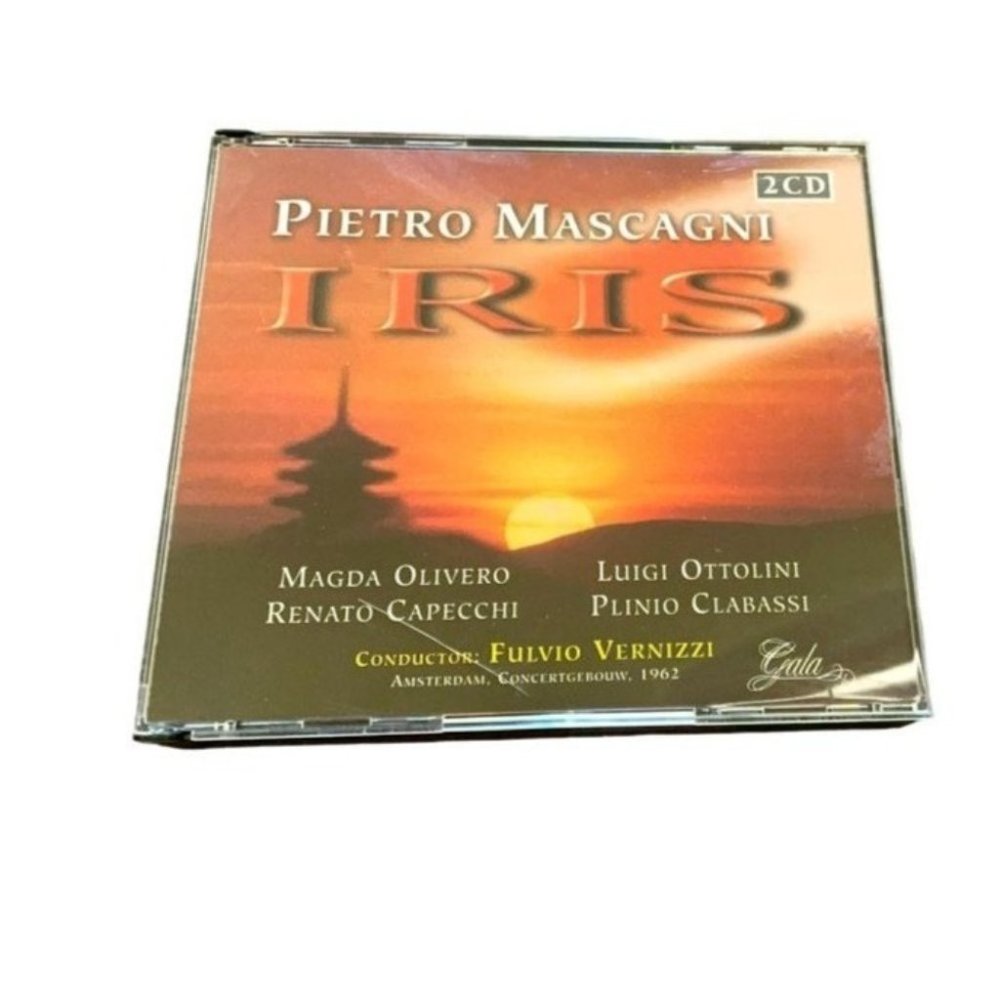 Pietro Mascagni Iris 2 CD Set Amsterdam 1962 Classical Music GL100710 Complete